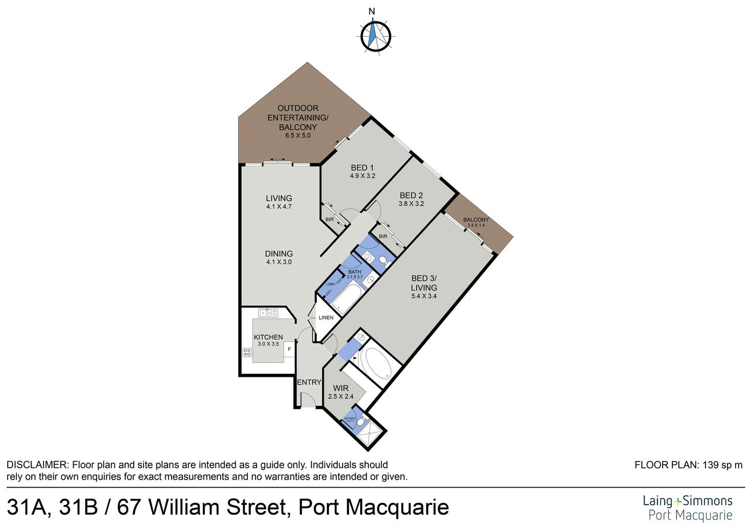 Floorplan of Homely apartment listing, 31/67 William Street, Port Macquarie NSW 2444