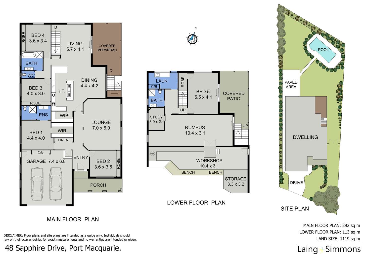 Floorplan of Homely house listing, 48 Sapphire Drive, Port Macquarie NSW 2444