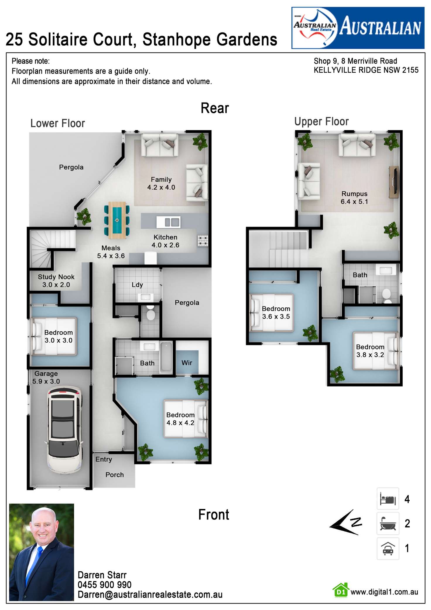 Floorplan of Homely house listing, 25 Solitaire Court, Stanhope Gardens NSW 2768