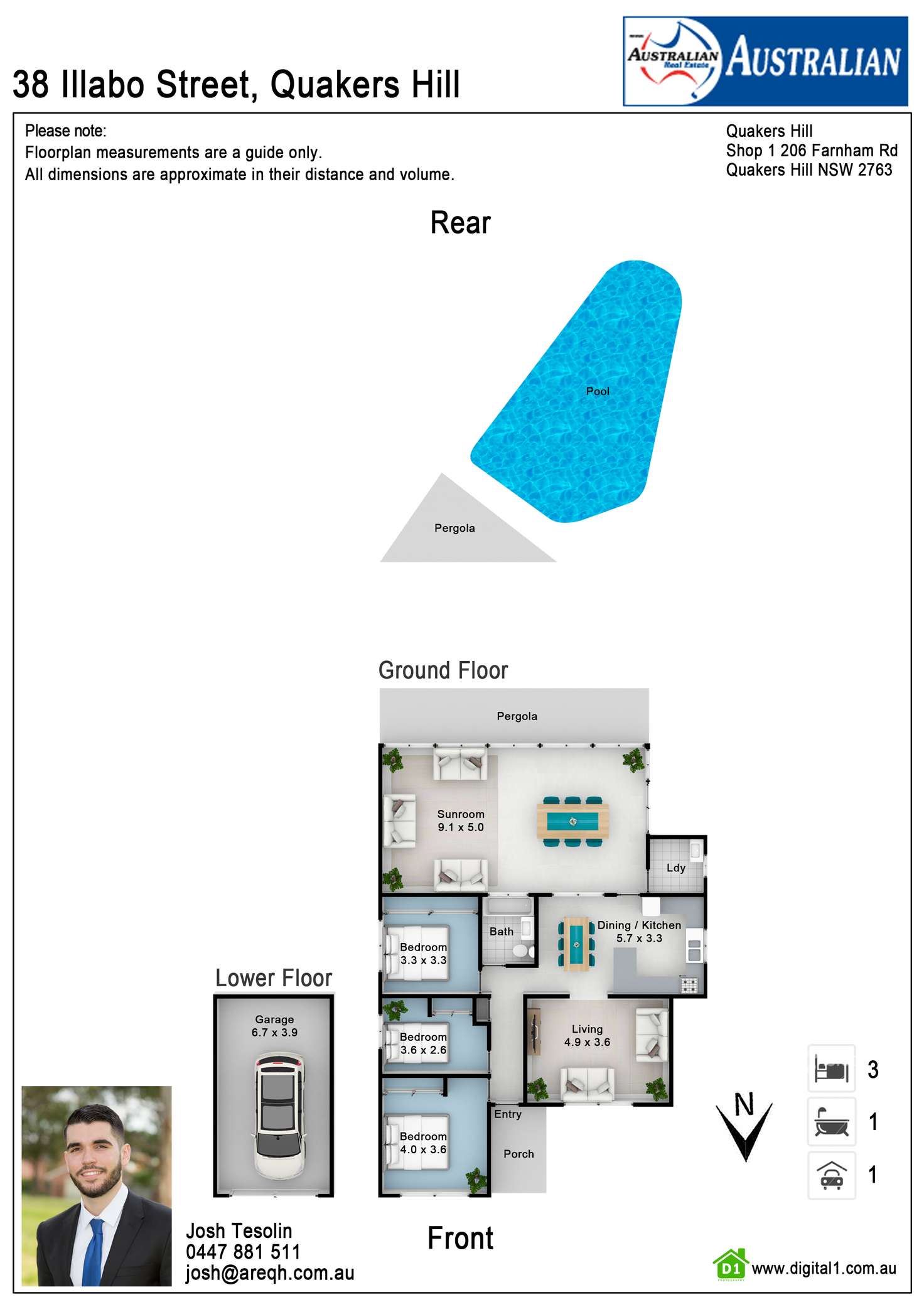 Floorplan of Homely house listing, 38 Illabo Street, Quakers Hill NSW 2763