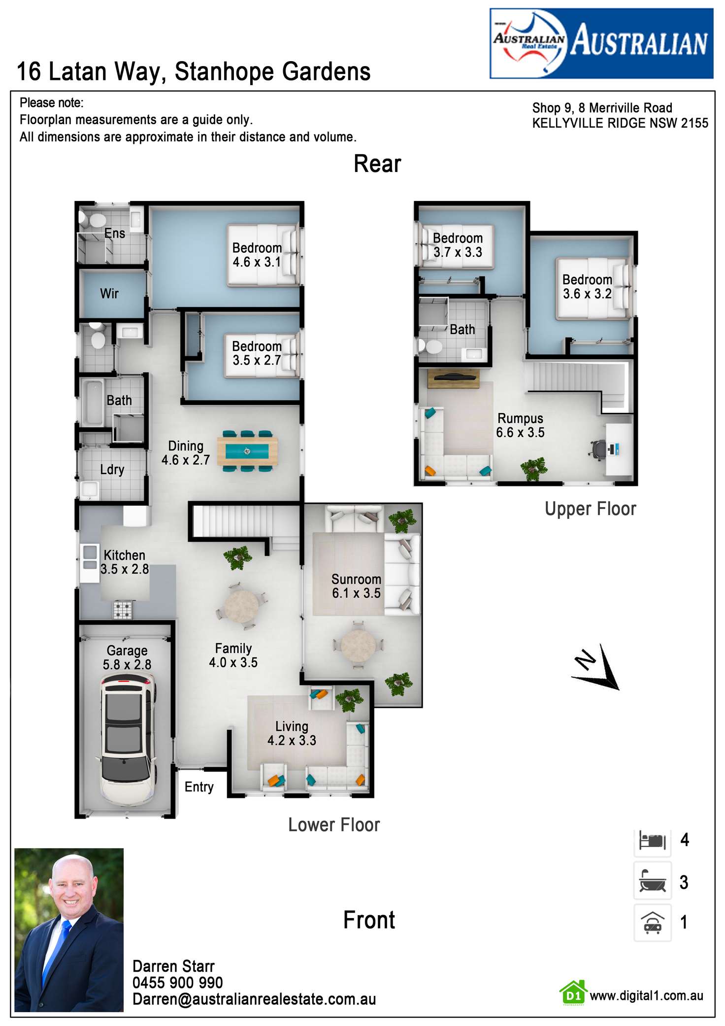 Floorplan of Homely house listing, 16 Latan Way, Stanhope Gardens NSW 2768