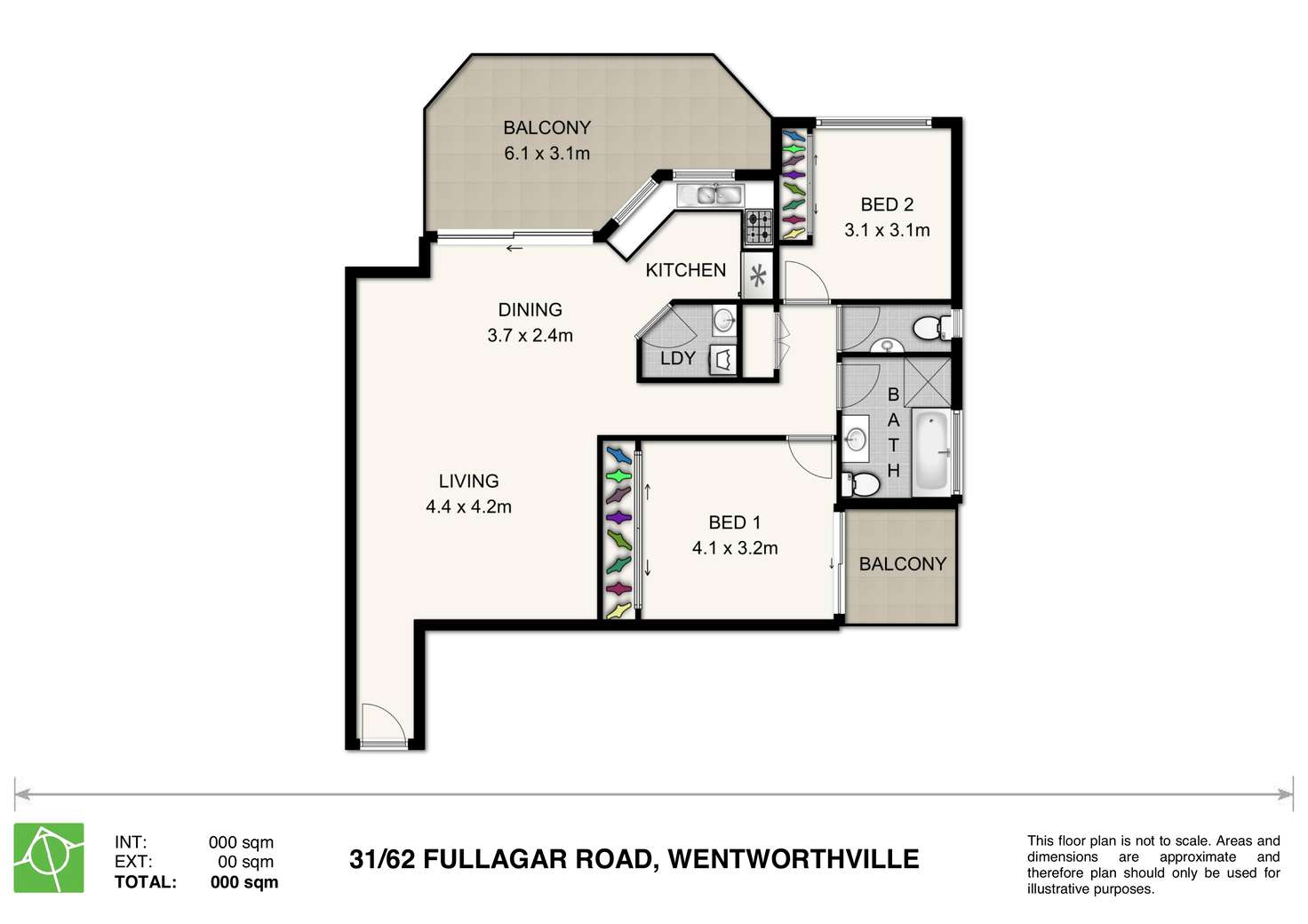 Floorplan of Homely unit listing, 31/62 Fullagar Road, Wentworthville NSW 2145