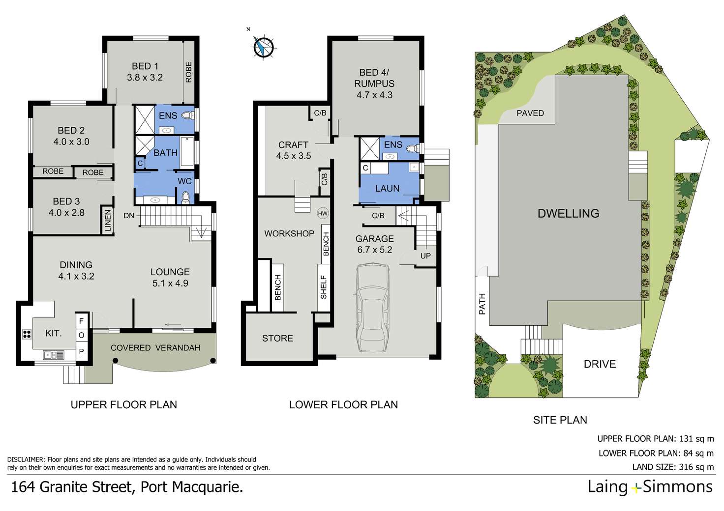 Floorplan of Homely house listing, 164 Granite Street, Port Macquarie NSW 2444