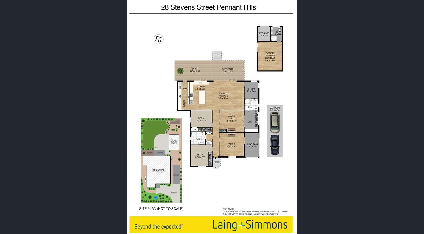 Floorplan of Homely house listing, 28 Stevens Street, Pennant Hills NSW 2120