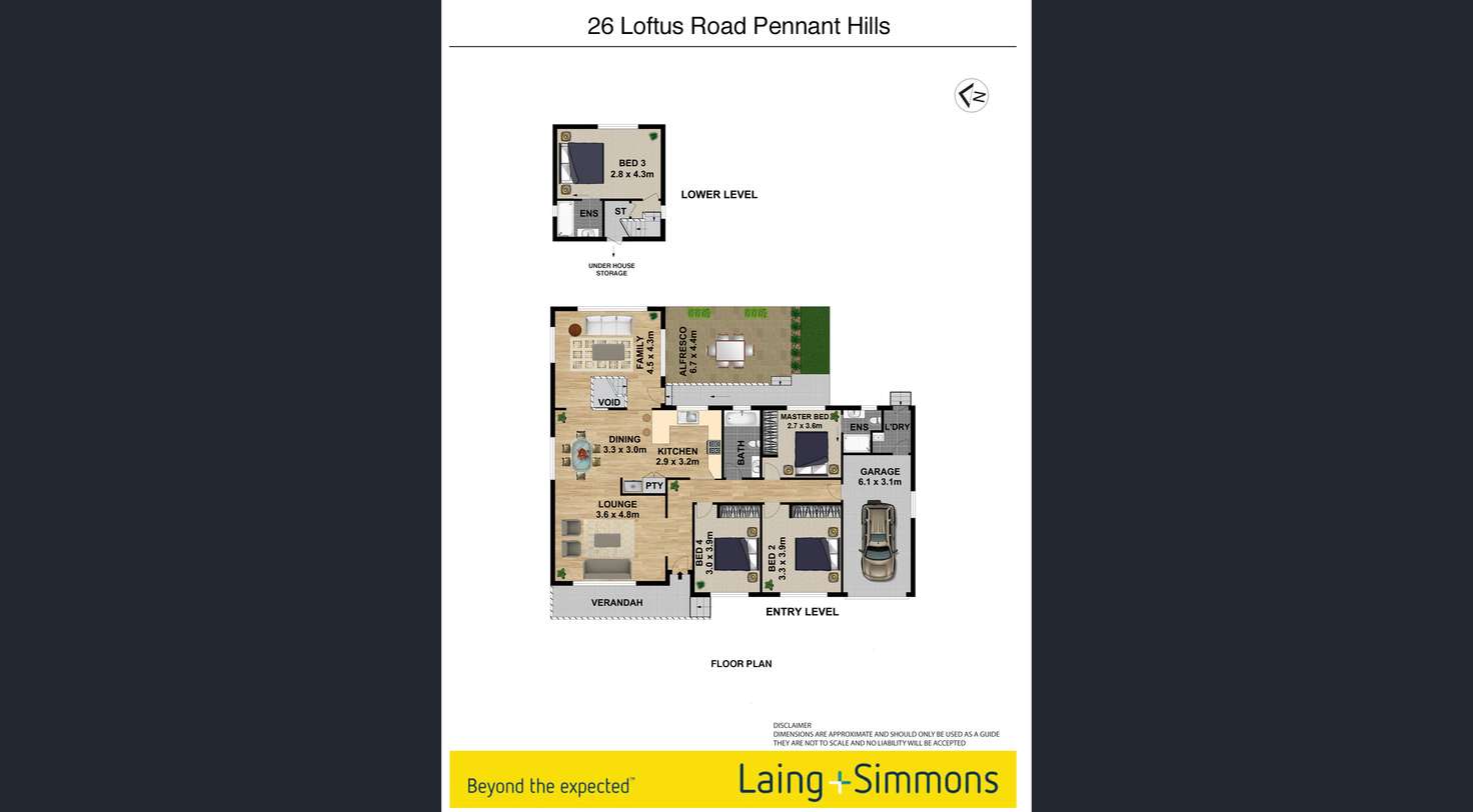 Floorplan of Homely house listing, 26 Loftus Road, Pennant Hills NSW 2120