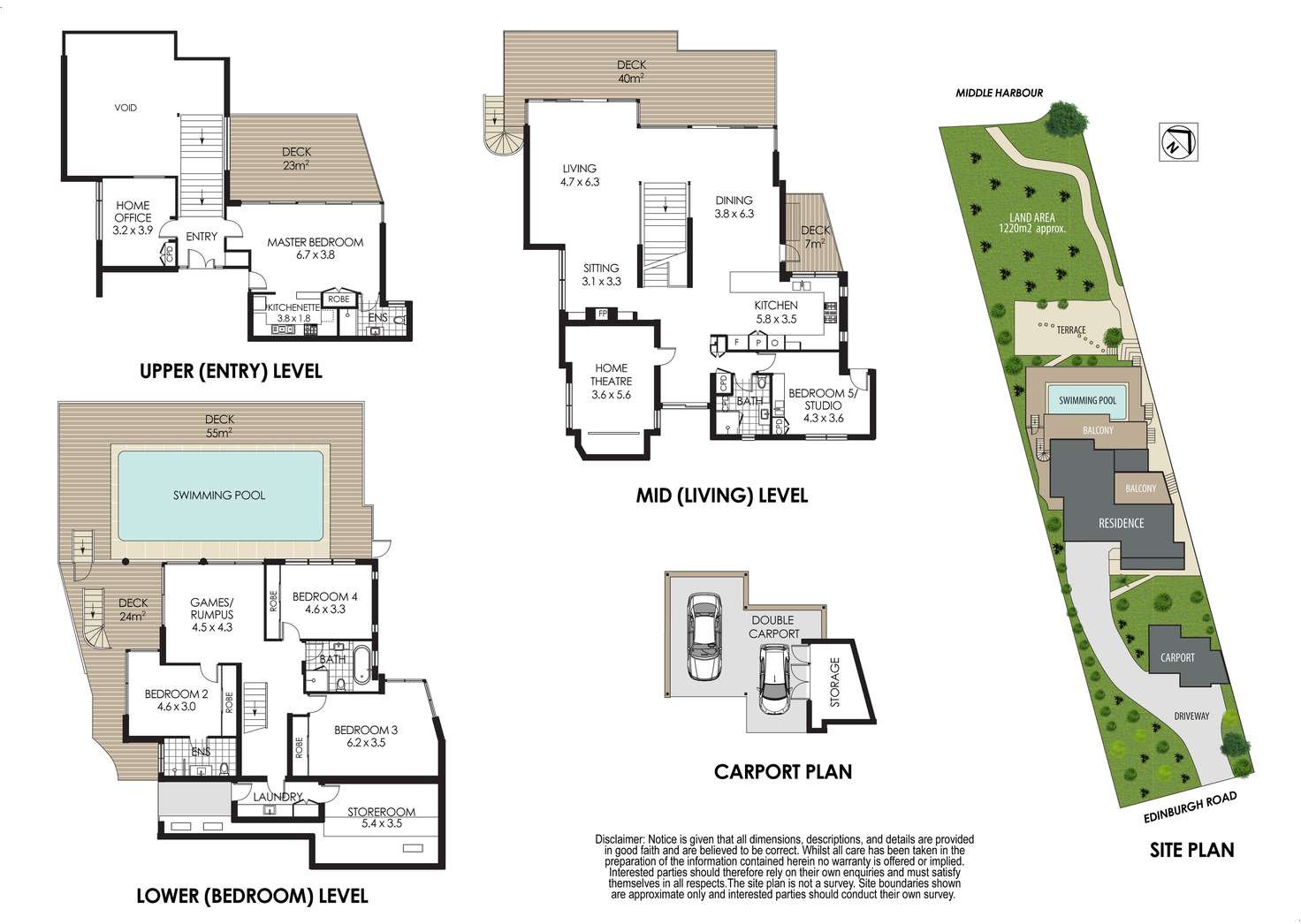 Floorplan of Homely house listing, 335 Edinburgh Road, Castlecrag NSW 2068