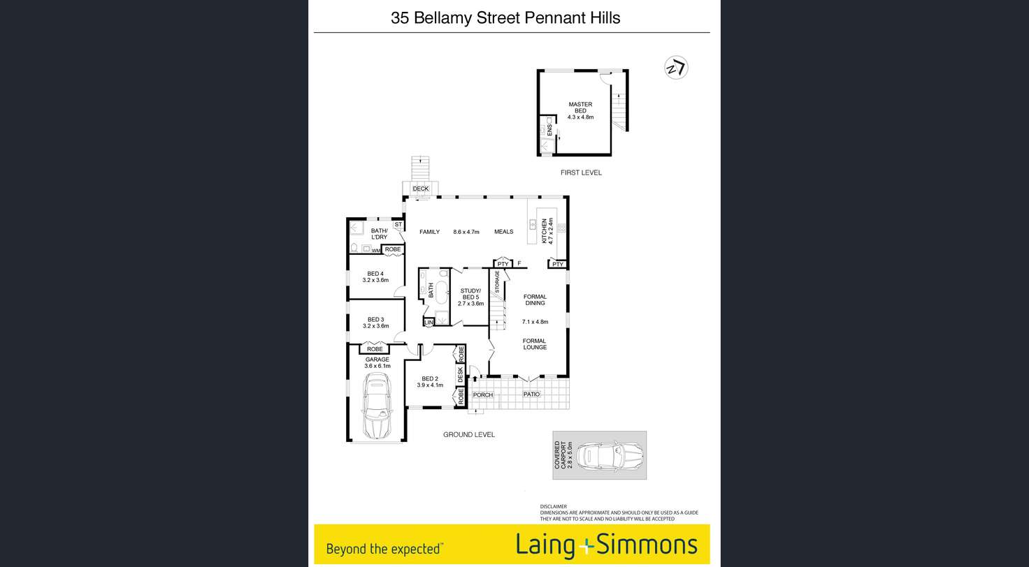 Floorplan of Homely house listing, 35 Bellamy Street, Pennant Hills NSW 2120