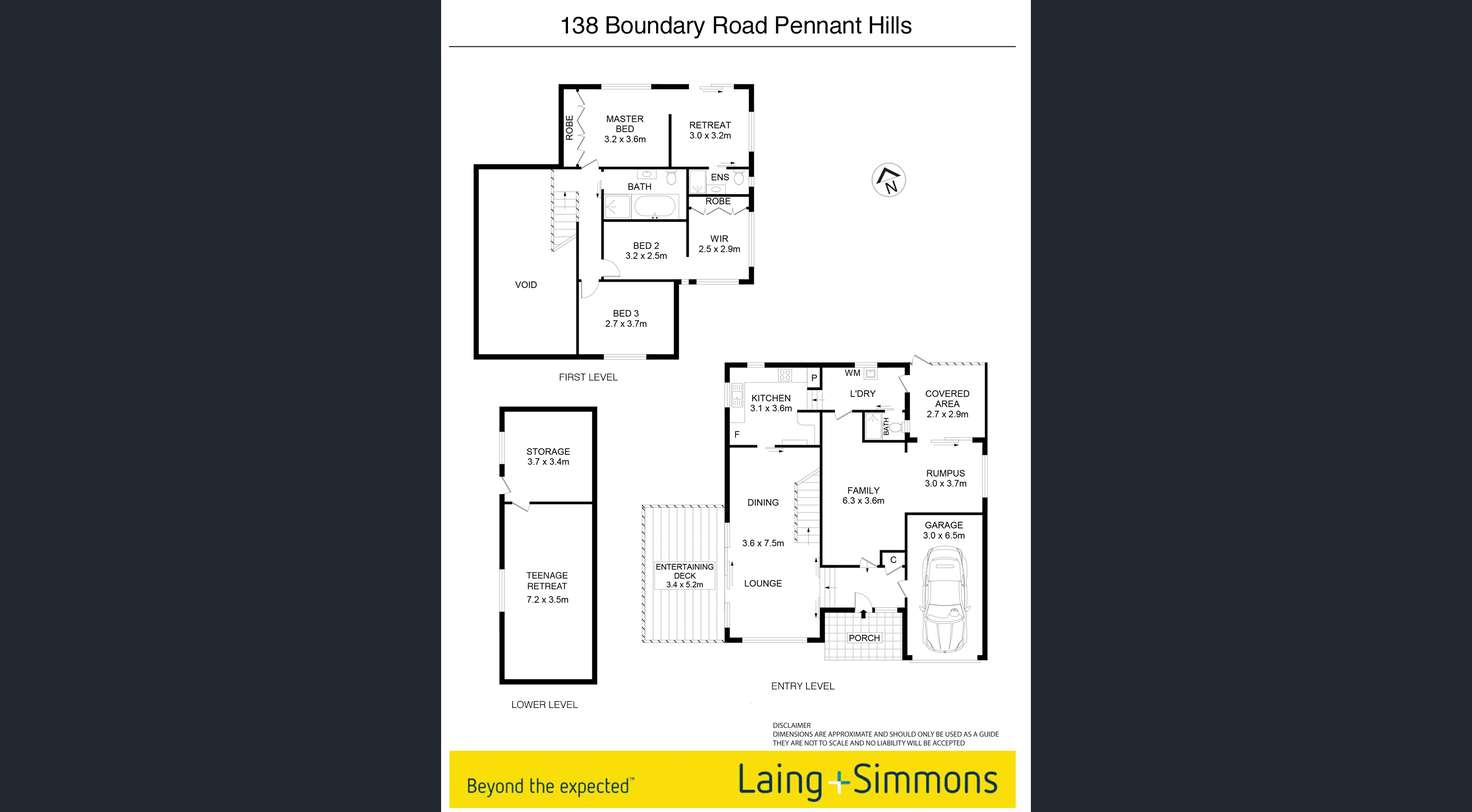 Floorplan of Homely house listing, 138 Boundary Road, Pennant Hills NSW 2120