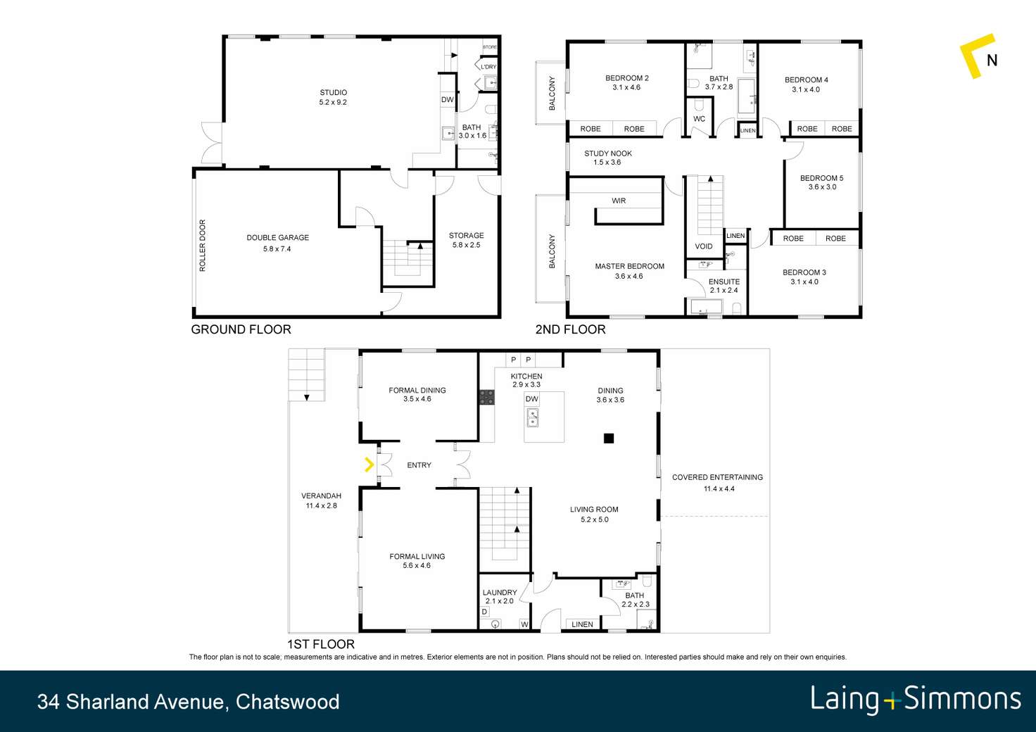 Floorplan of Homely house listing, 34 Sharland Avenue, Chatswood NSW 2067