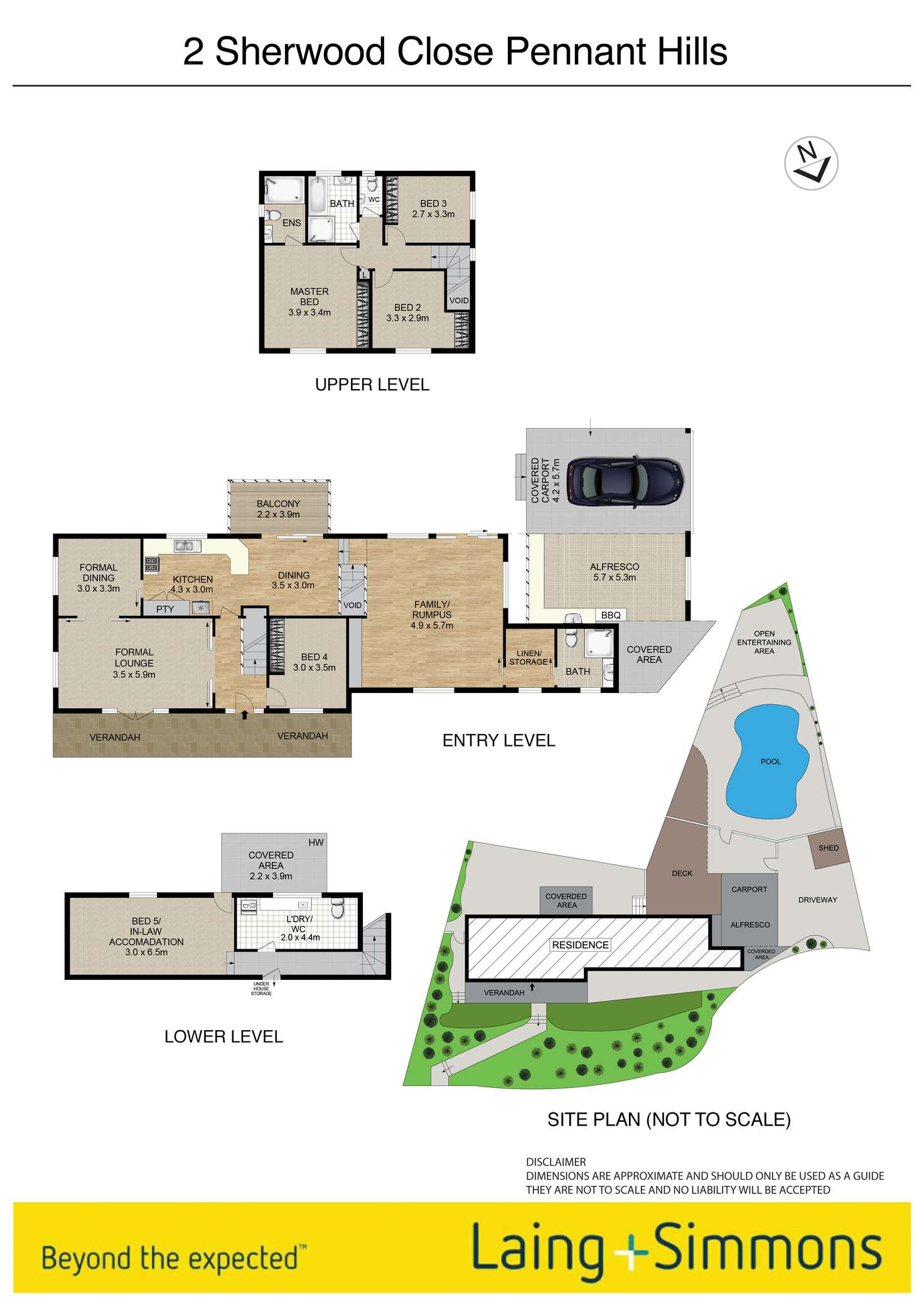 Floorplan of Homely house listing, 2 Sherwood Close, Pennant Hills NSW 2120