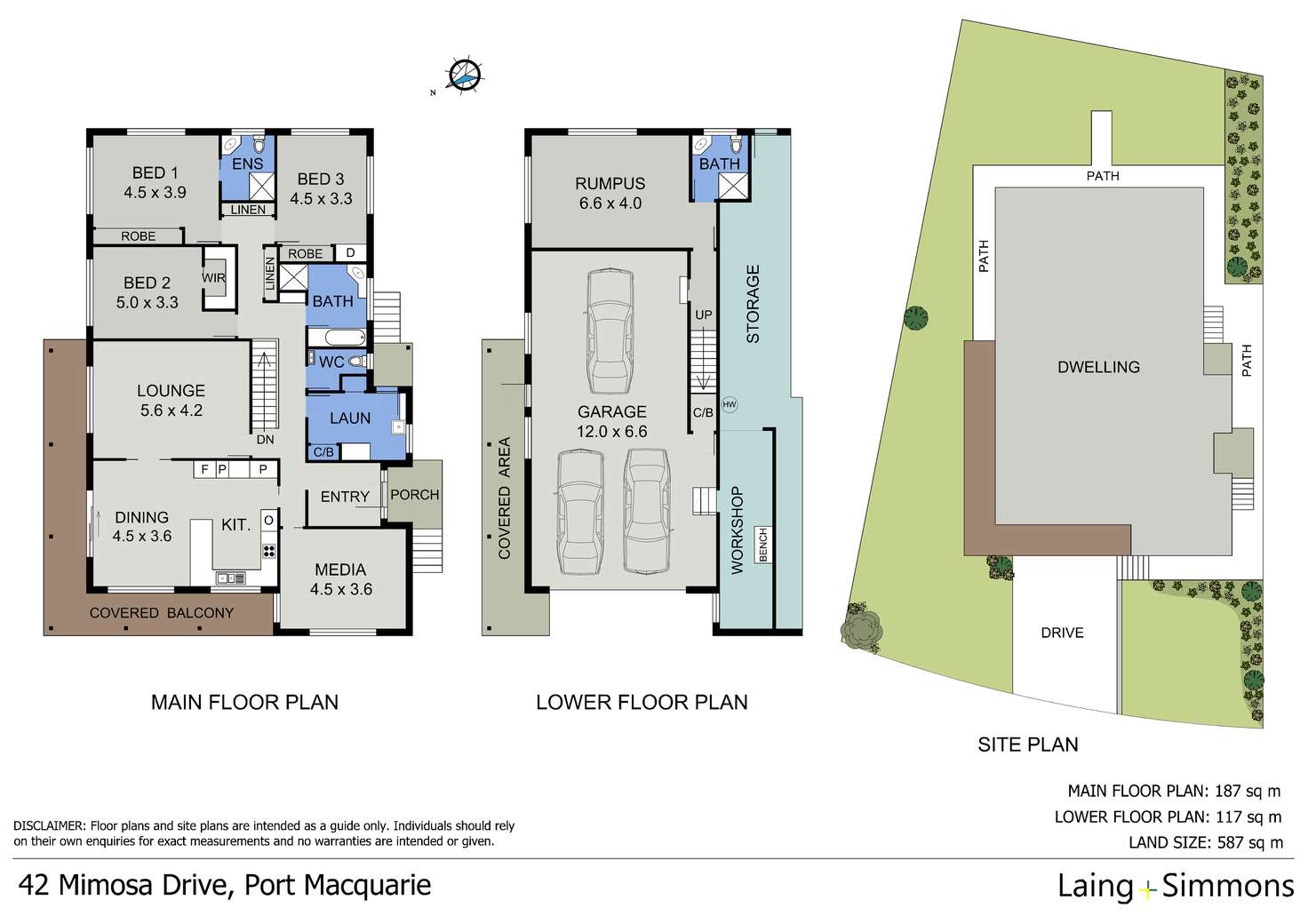 Floorplan of Homely house listing, 42 Mimosa Drive, Port Macquarie NSW 2444