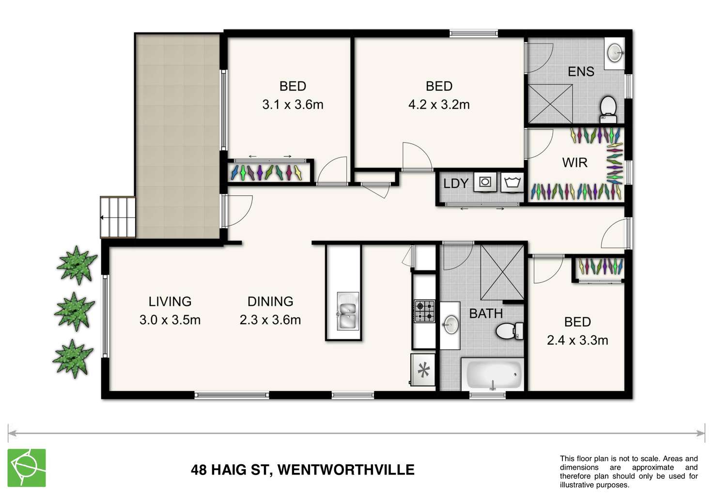Floorplan of Homely house listing, 48 Haig Street, Wentworthville NSW 2145