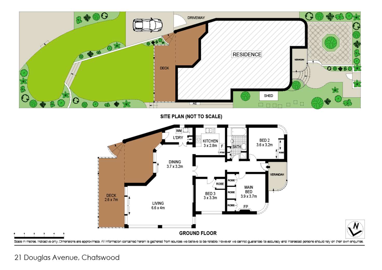 Floorplan of Homely house listing, 21 Douglas Avenue, Chatswood NSW 2067