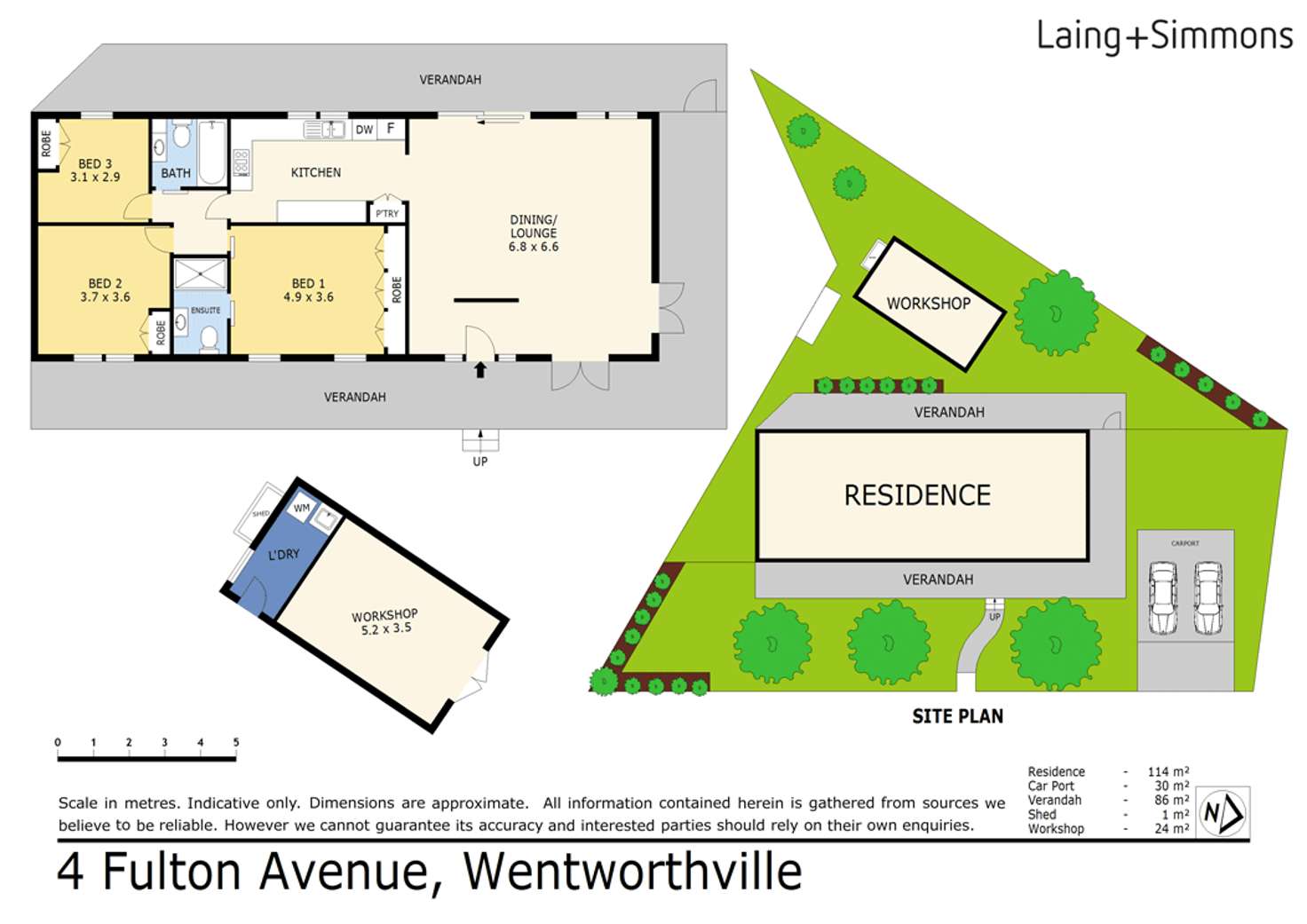 Floorplan of Homely house listing, 4 Fulton Avenue, Wentworthville NSW 2145