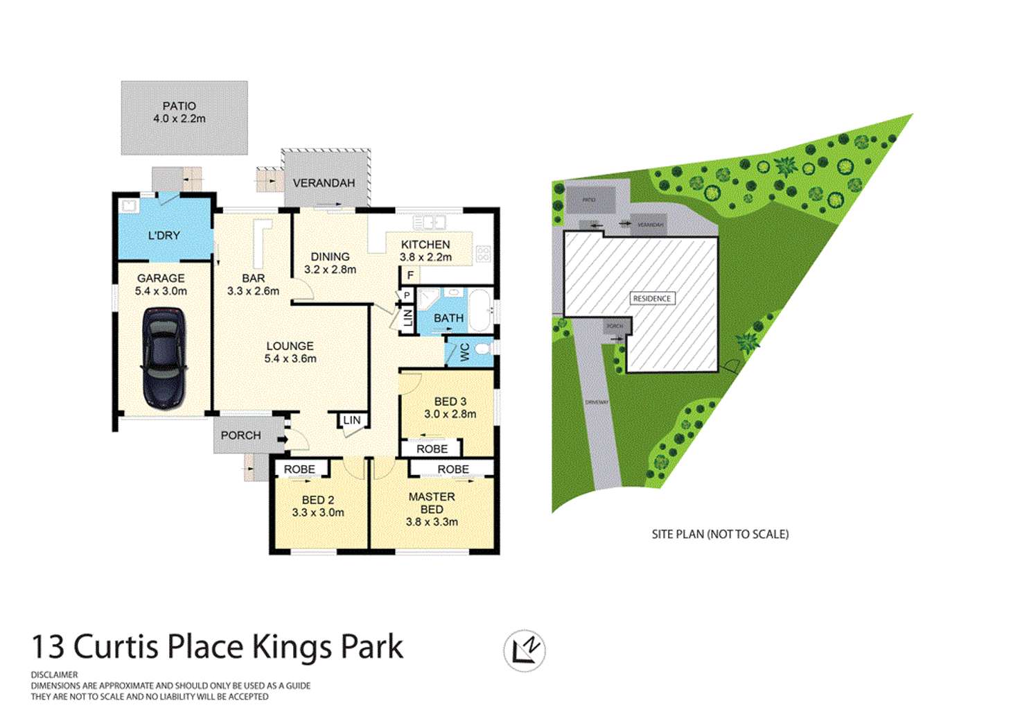 Floorplan of Homely house listing, 13 Curtis Place, Kings Park NSW 2148