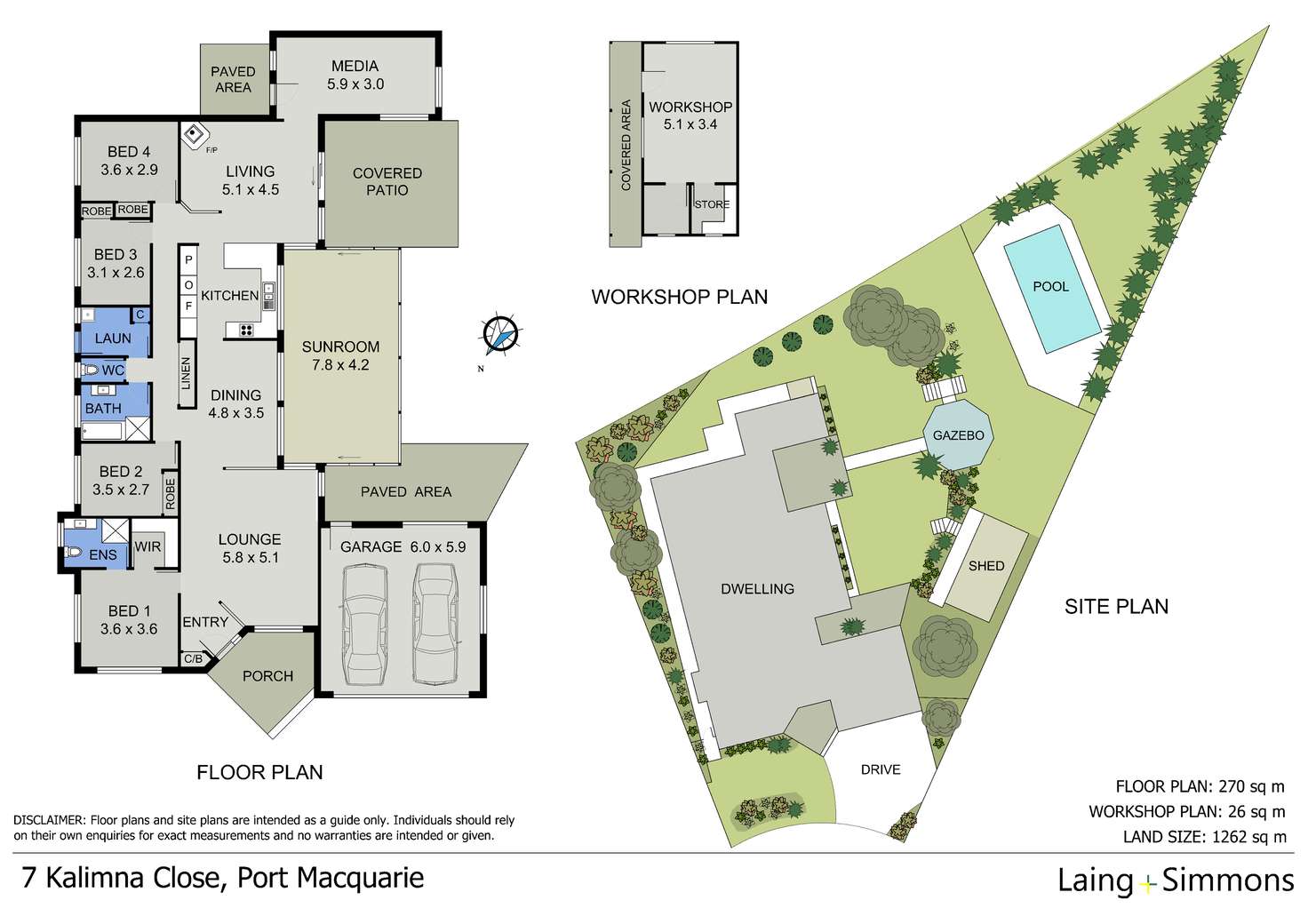 Floorplan of Homely house listing, 7 Kalimna Close, Port Macquarie NSW 2444