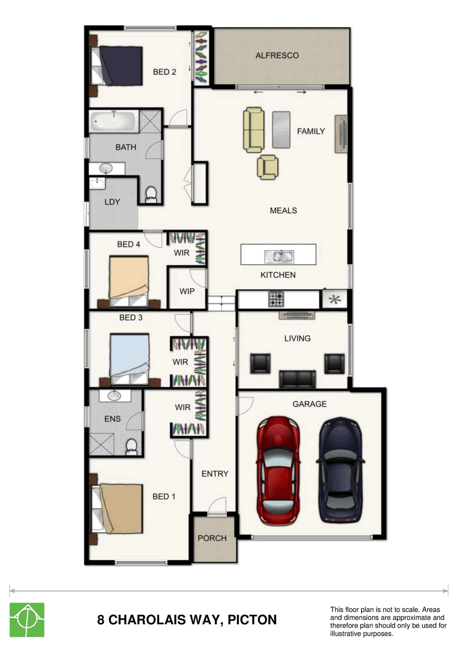 Floorplan of Homely house listing, 8 Charolais Way, Picton NSW 2571