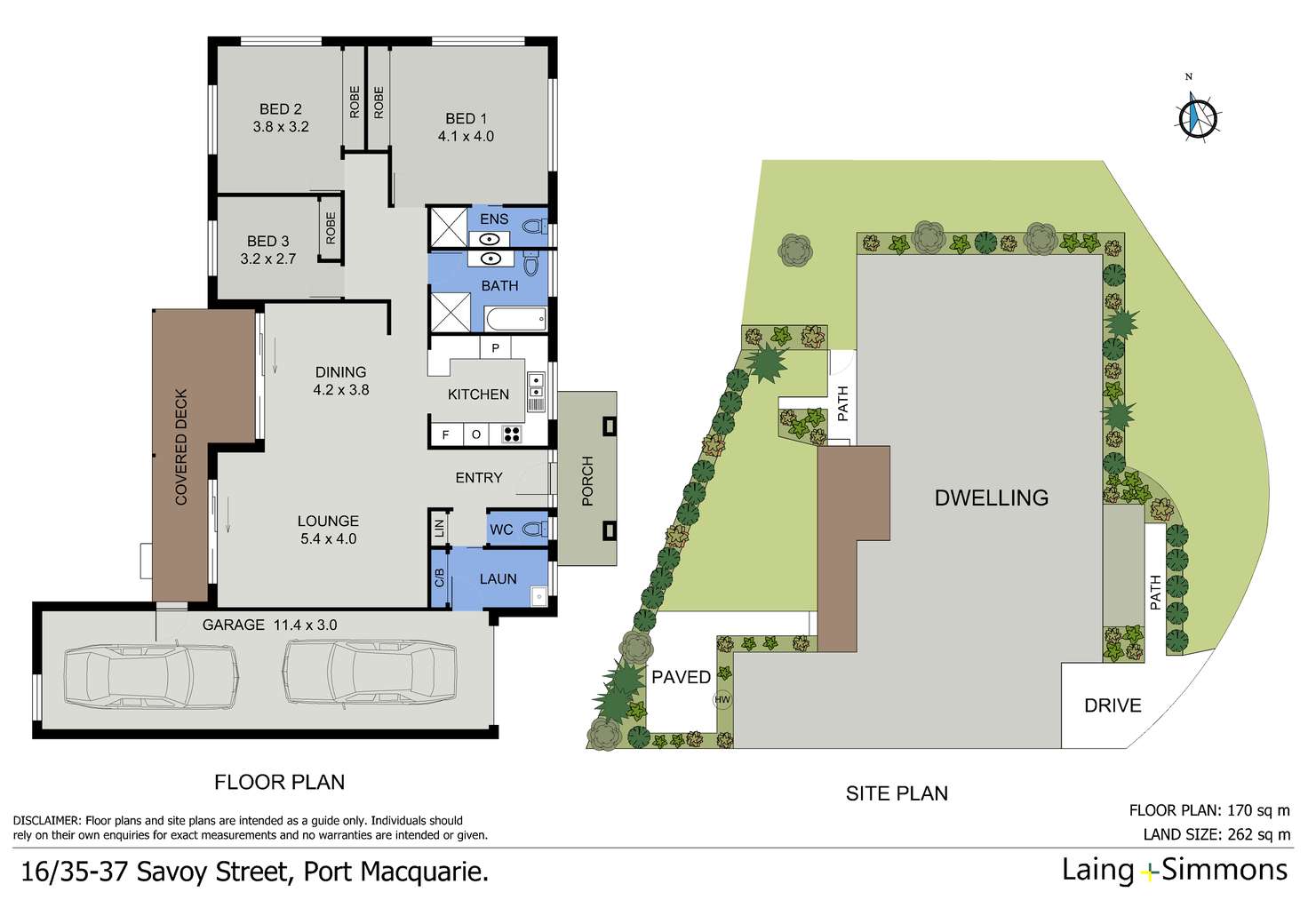 Floorplan of Homely villa listing, 16/35-37 Savoy Street, Port Macquarie NSW 2444