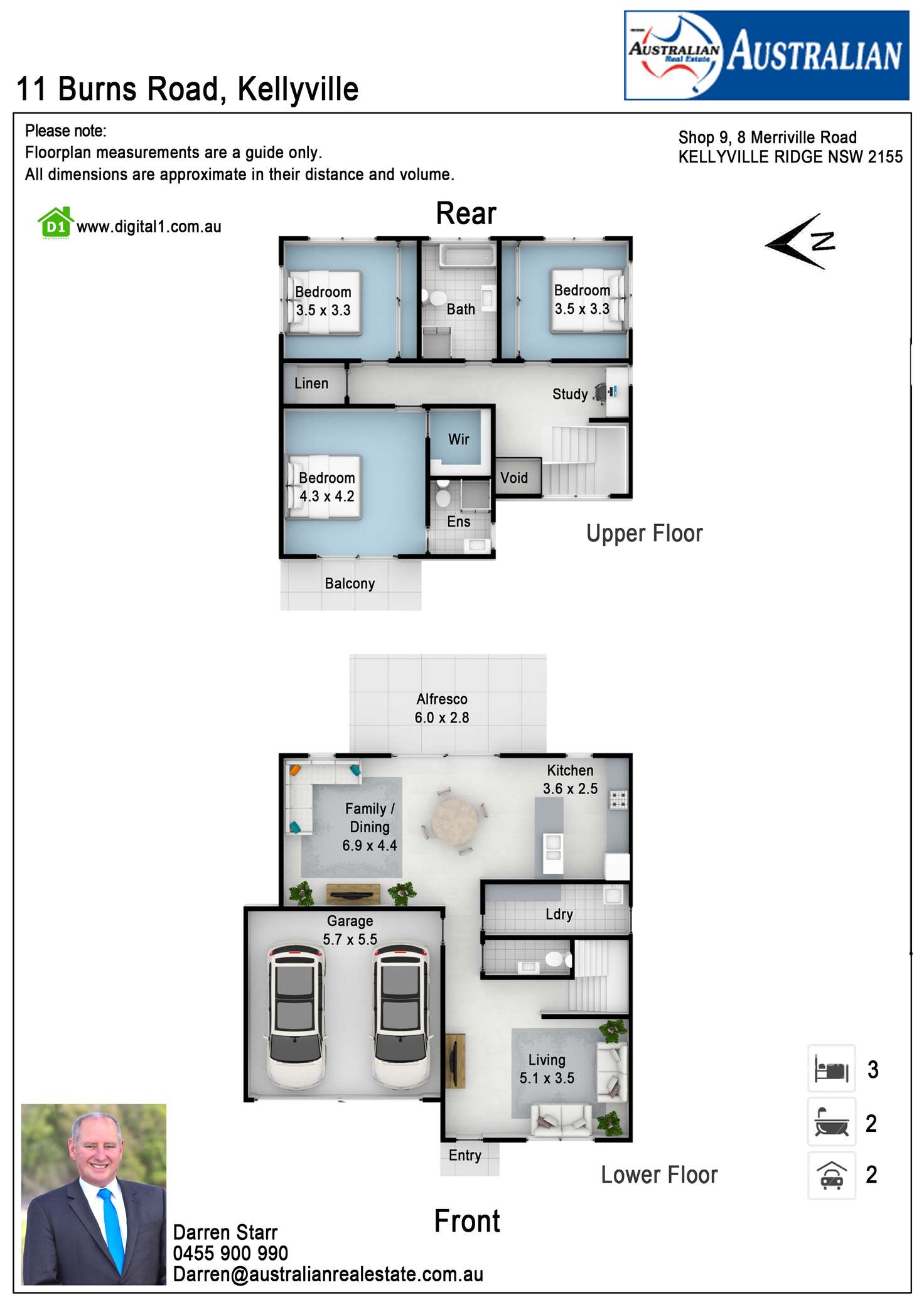 Floorplan of Homely house listing, 11 Burns Road, Kellyville NSW 2155