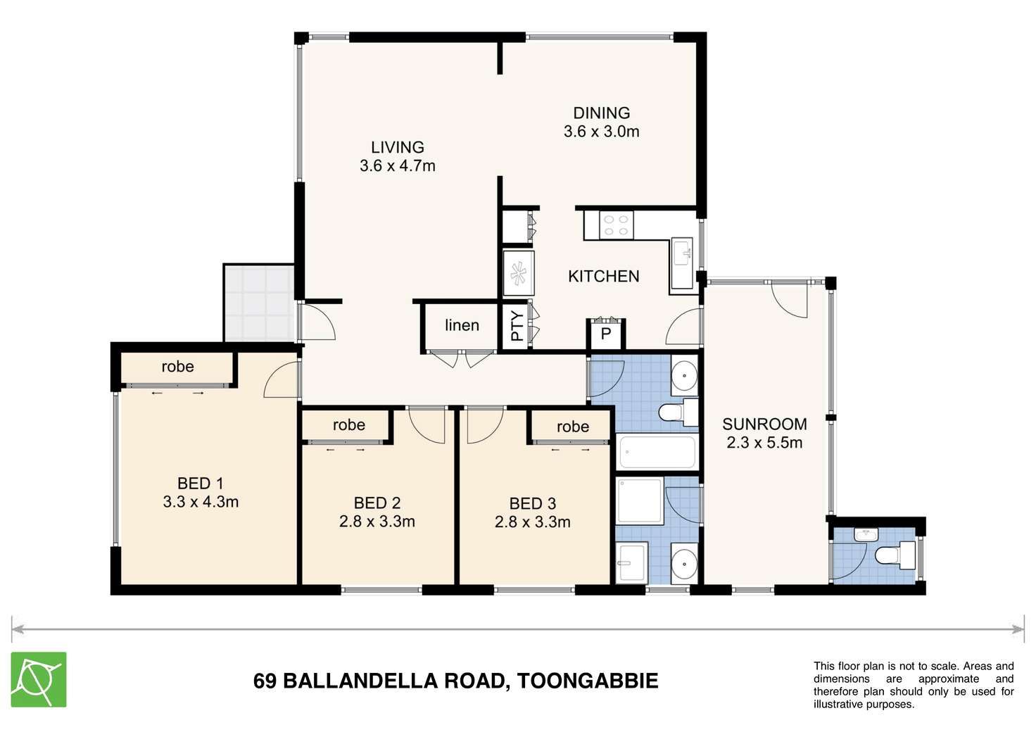 Floorplan of Homely house listing, 69 Ballandella Road, Toongabbie NSW 2146