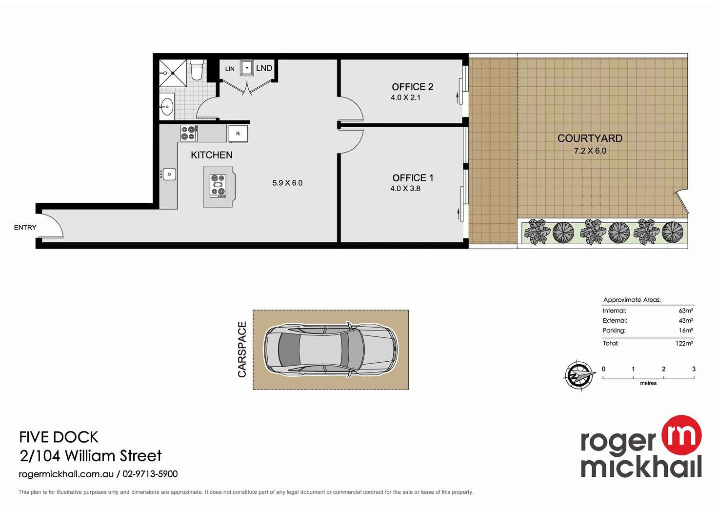 Floorplan of Homely apartment listing, 2A/104 William Street, Five Dock NSW 2046