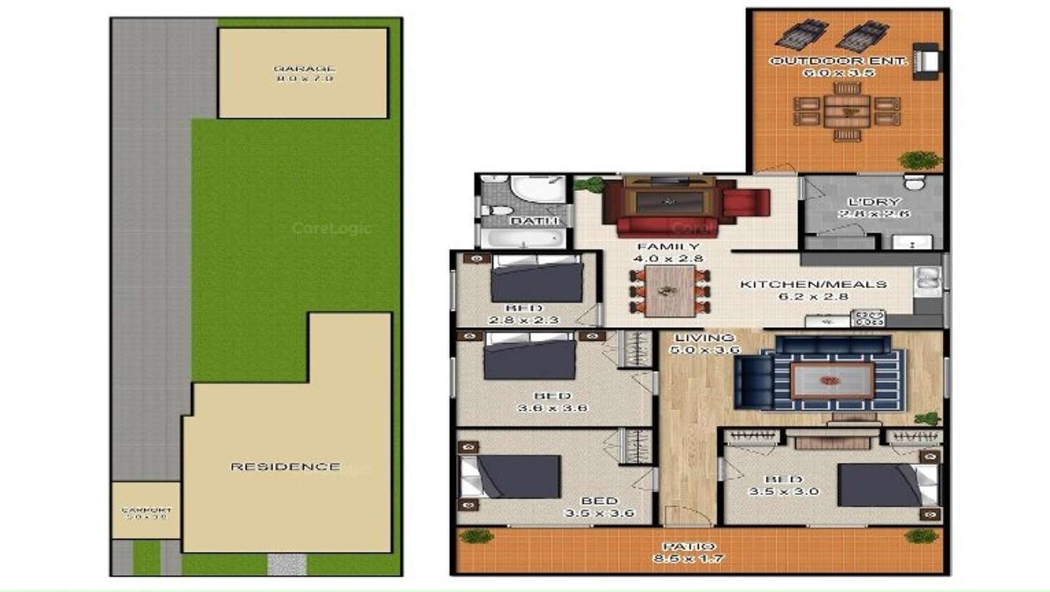 Floorplan of Homely house listing, 22 Elizabeth Street, Riverstone NSW 2765