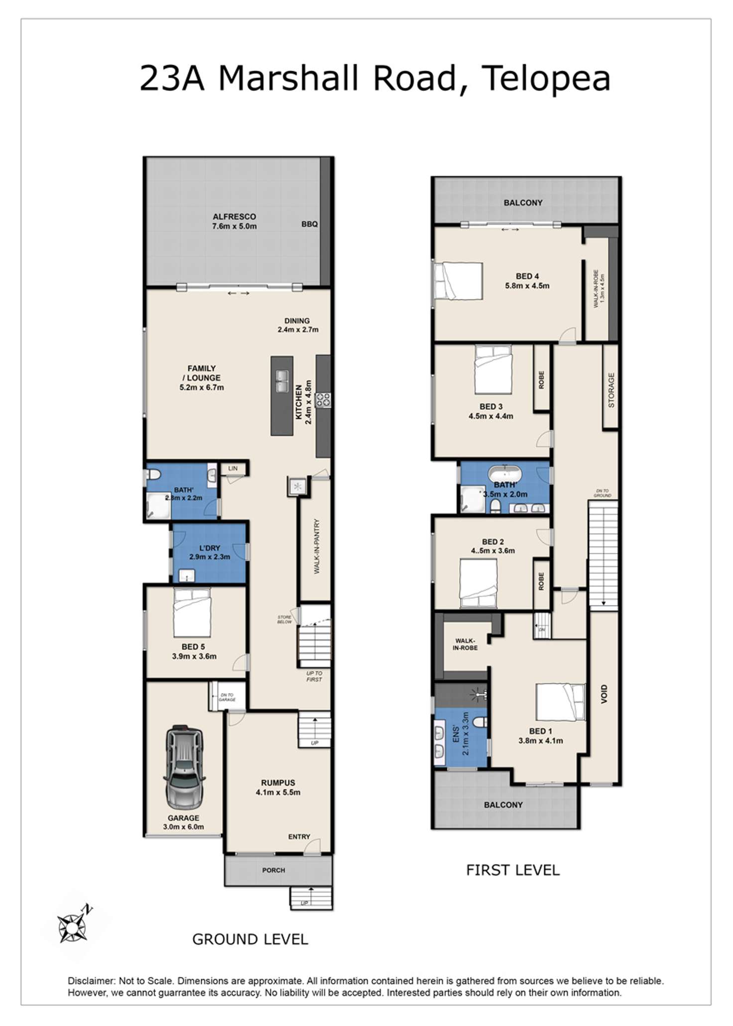 Floorplan of Homely house listing, 23 Marshall Road, Telopea NSW 2117