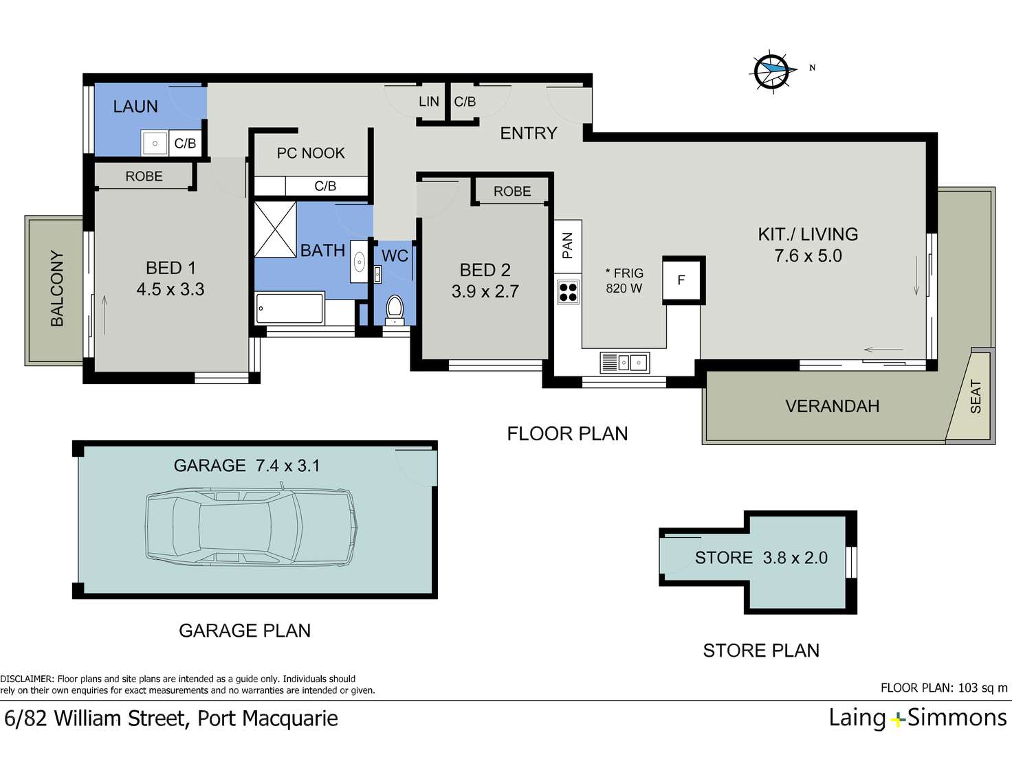 Floorplan of Homely apartment listing, 6/82 William Street, Port Macquarie NSW 2444