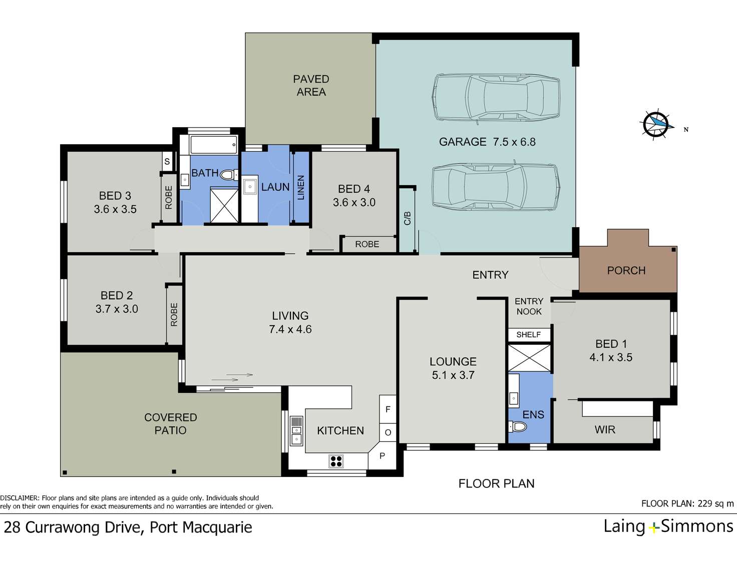 Floorplan of Homely house listing, 28 Currawong Drive, Port Macquarie NSW 2444