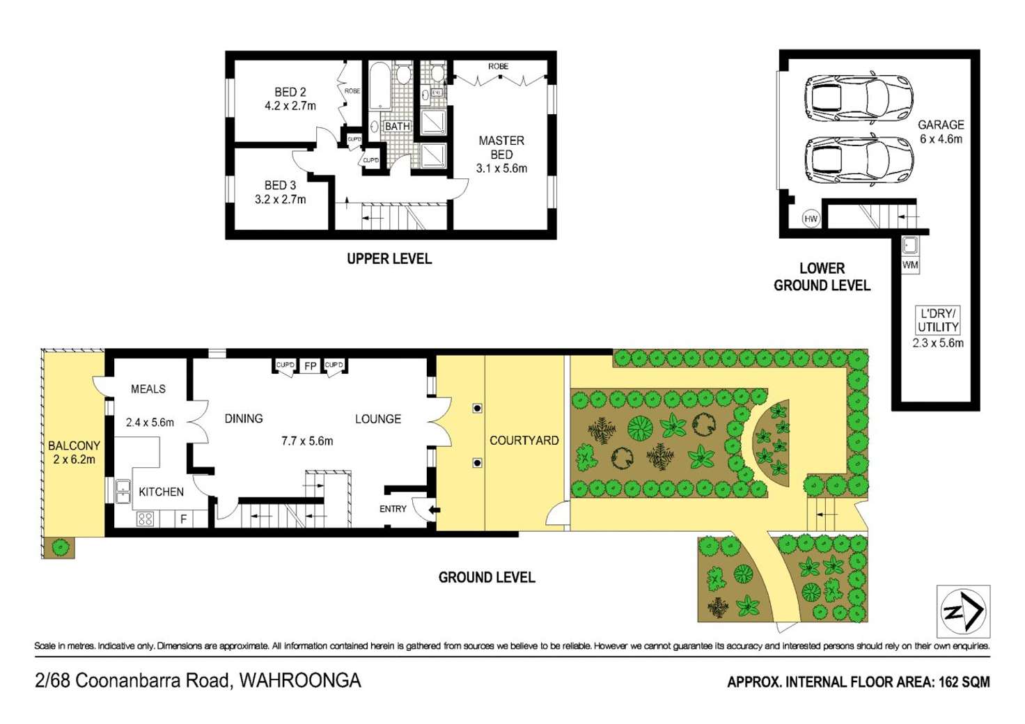 Floorplan of Homely townhouse listing, 2/68 Coonanbarra Road, Wahroonga NSW 2076