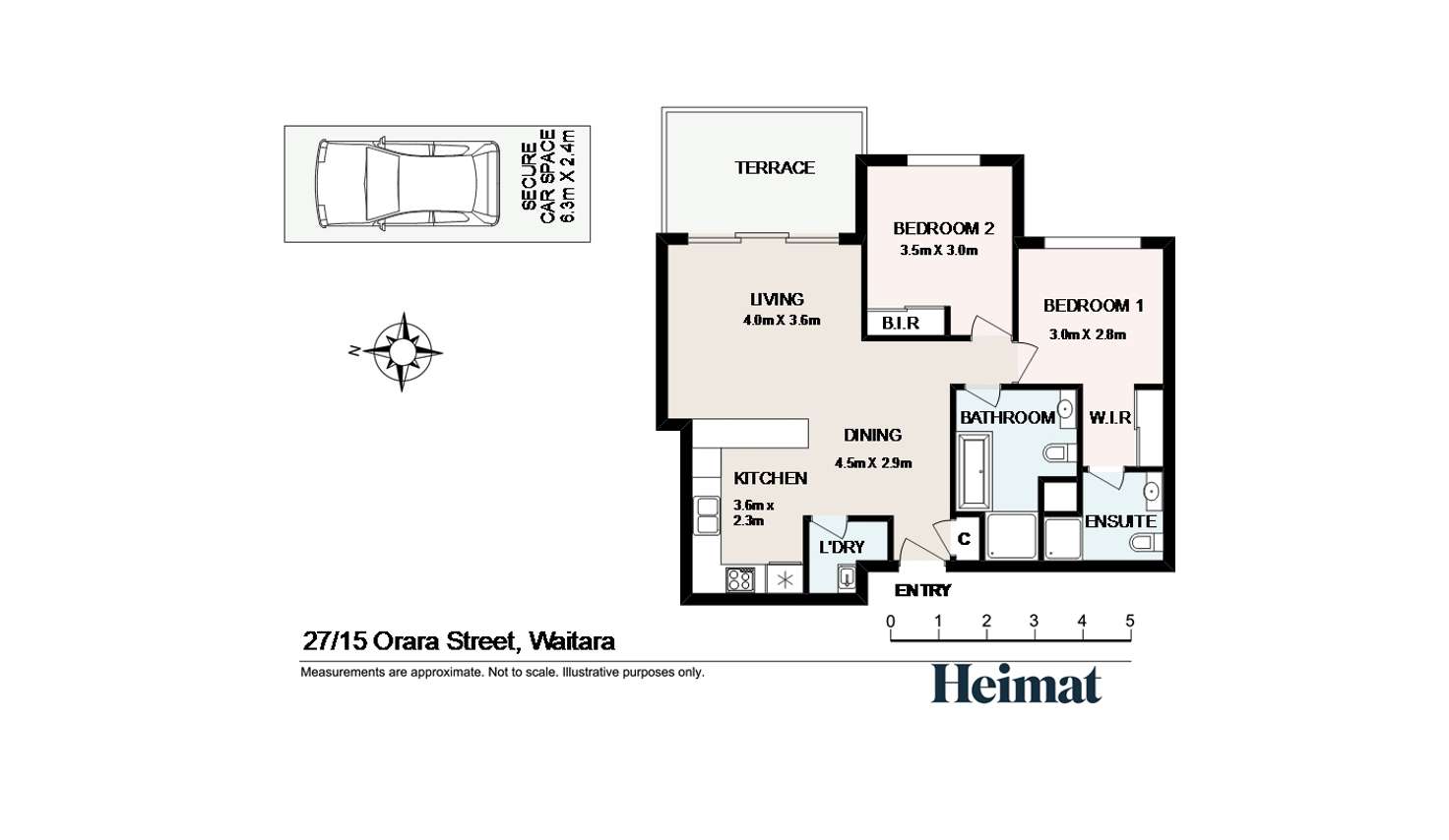 Floorplan of Homely apartment listing, 27/15-23 Orara Street, Waitara NSW 2077