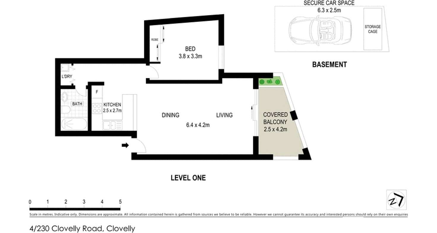 Floorplan of Homely apartment listing, 4/230 Clovelly Road, Coogee NSW 2034
