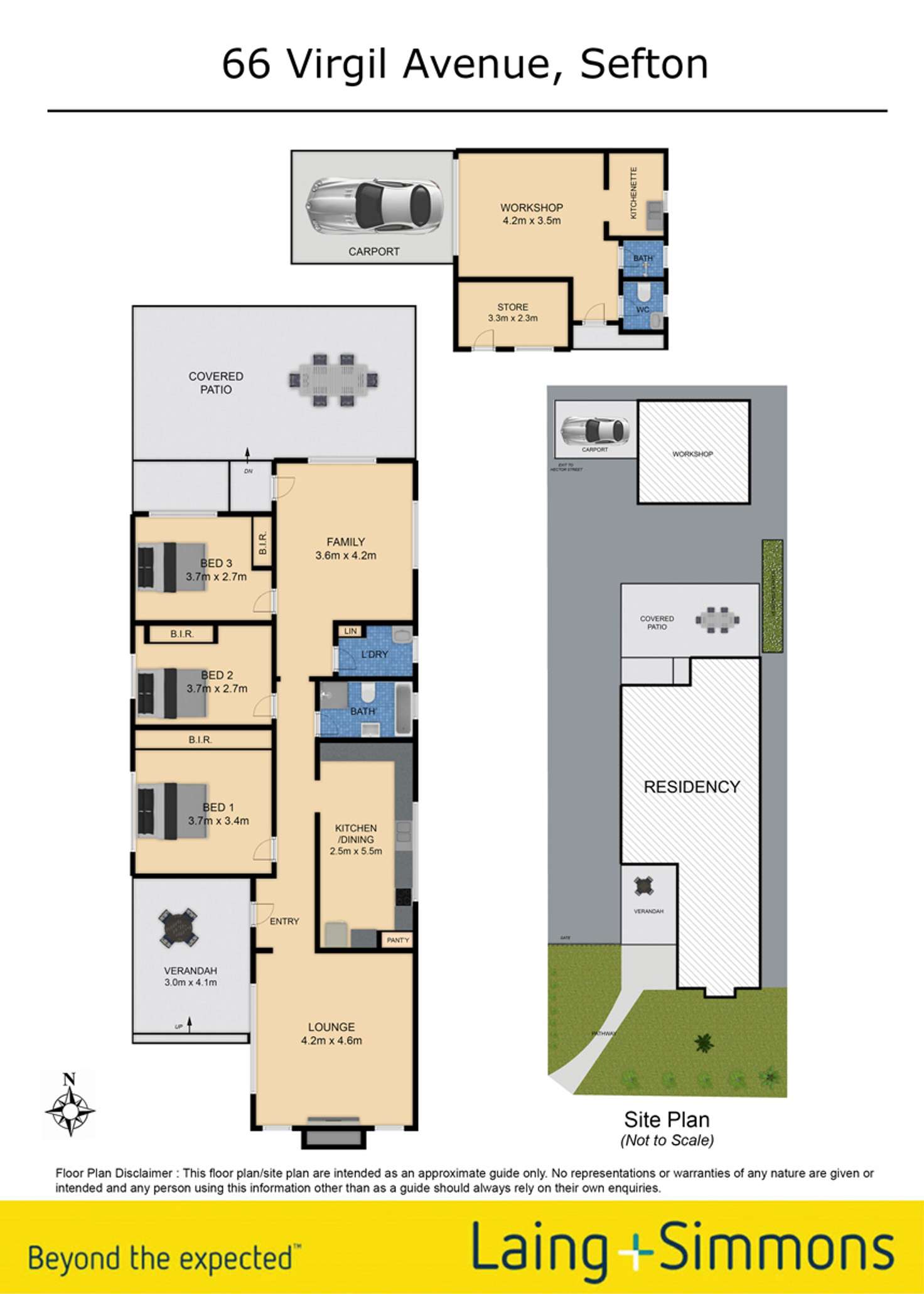 Floorplan of Homely house listing, 66 Virgil Avenue, Sefton NSW 2162