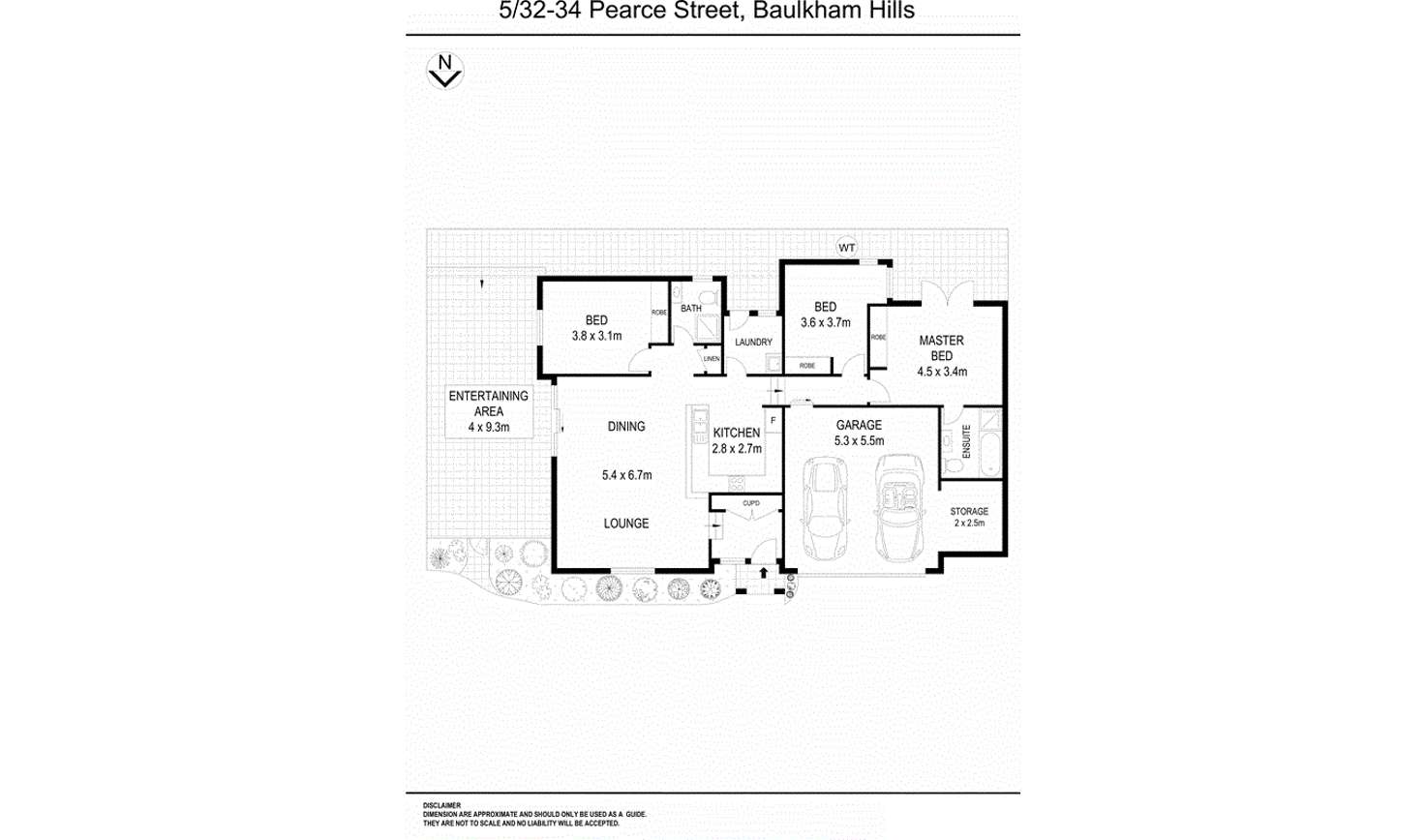 Floorplan of Homely house listing, 5/32-34 Pearce Street, Baulkham Hills NSW 2153
