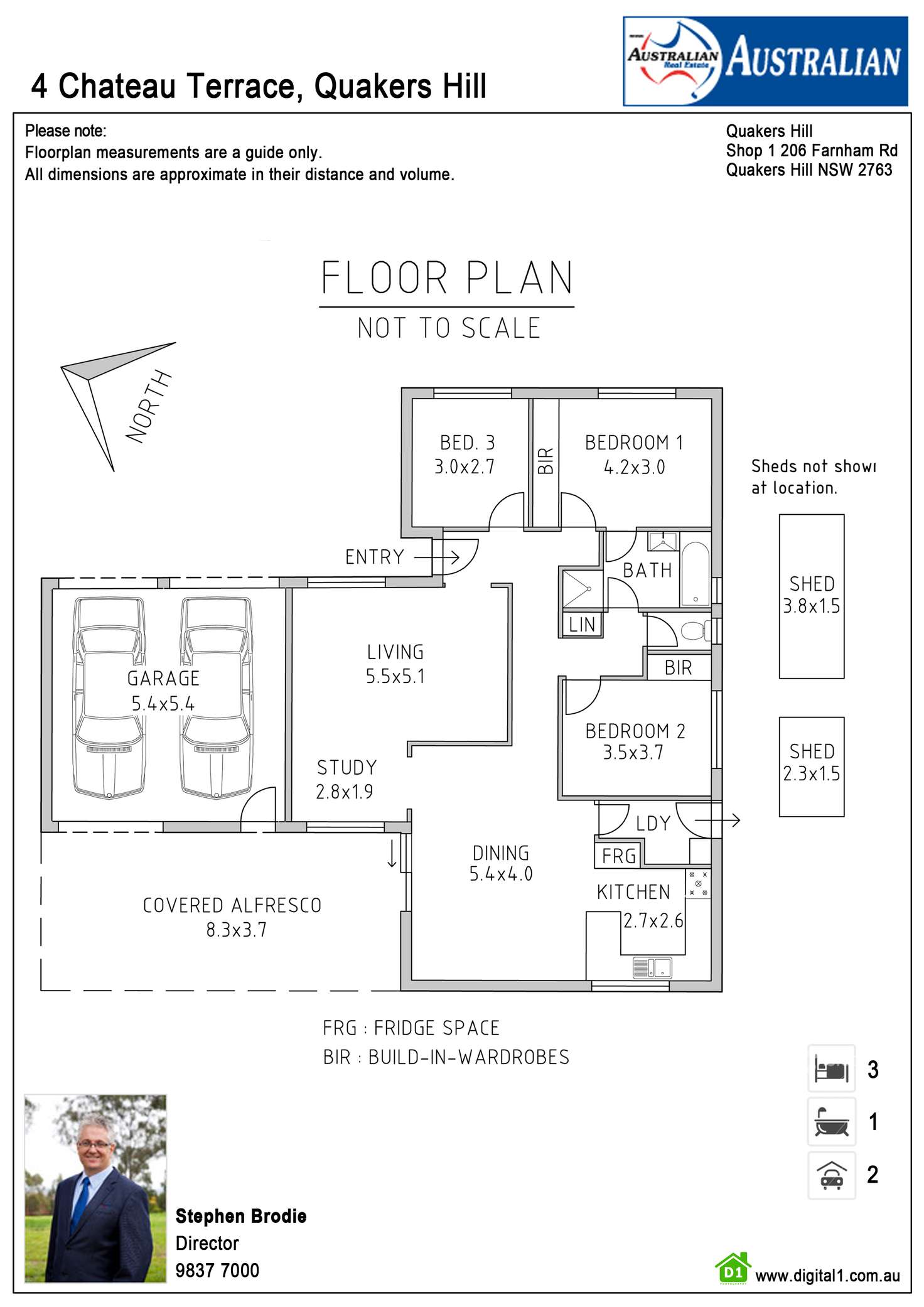 Floorplan of Homely house listing, 4 Chateau Terrace, Quakers Hill NSW 2763