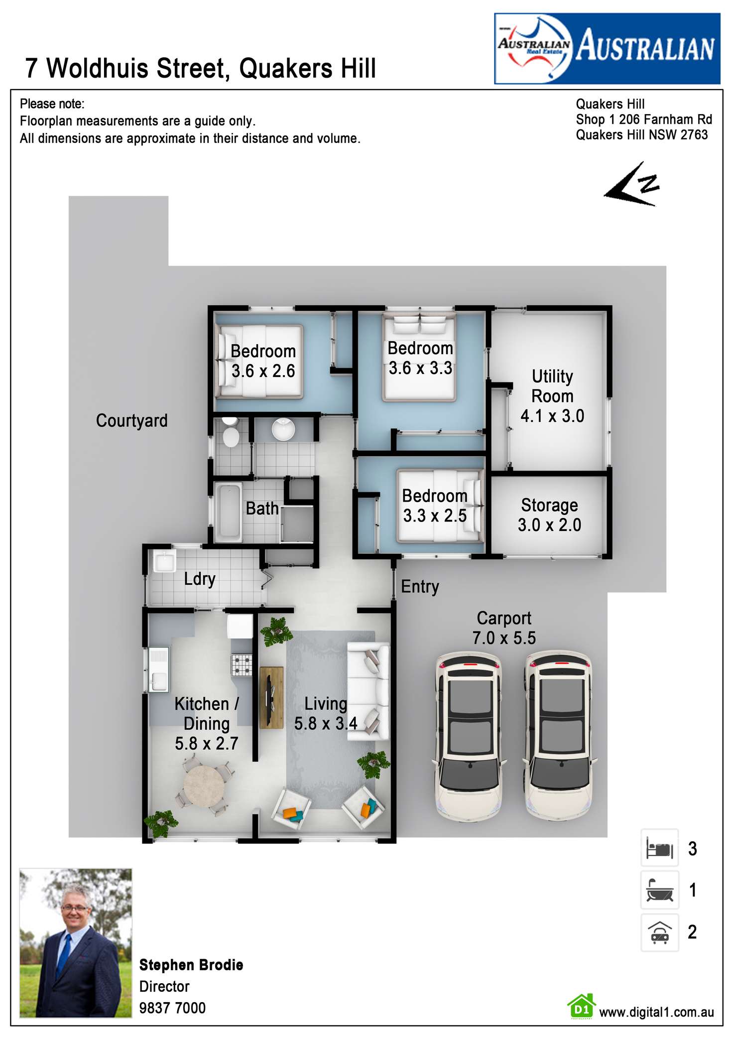 Floorplan of Homely house listing, 7 Woldhuis Street, Quakers Hill NSW 2763