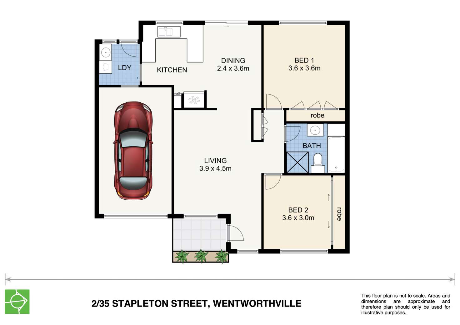 Floorplan of Homely villa listing, 2/35-37 Stapleton Street, Wentworthville NSW 2145