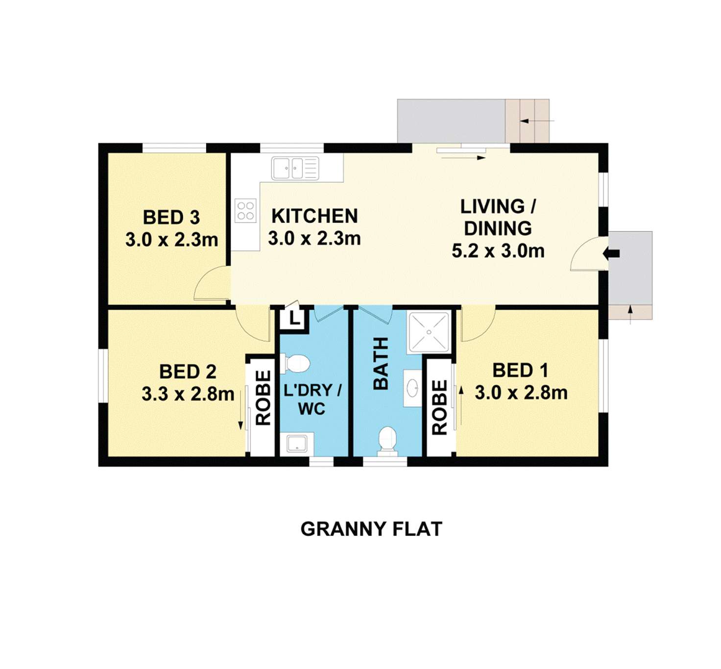 Floorplan of Homely house listing, 254a Flushcombe Road, Blacktown NSW 2148
