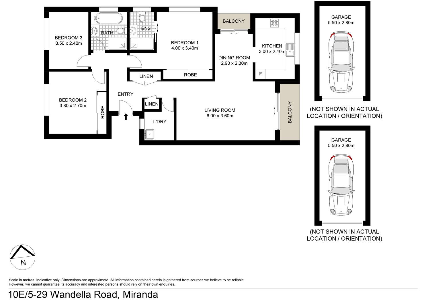 Floorplan of Homely apartment listing, 10E/5-29 Wandella Road, Miranda NSW 2228