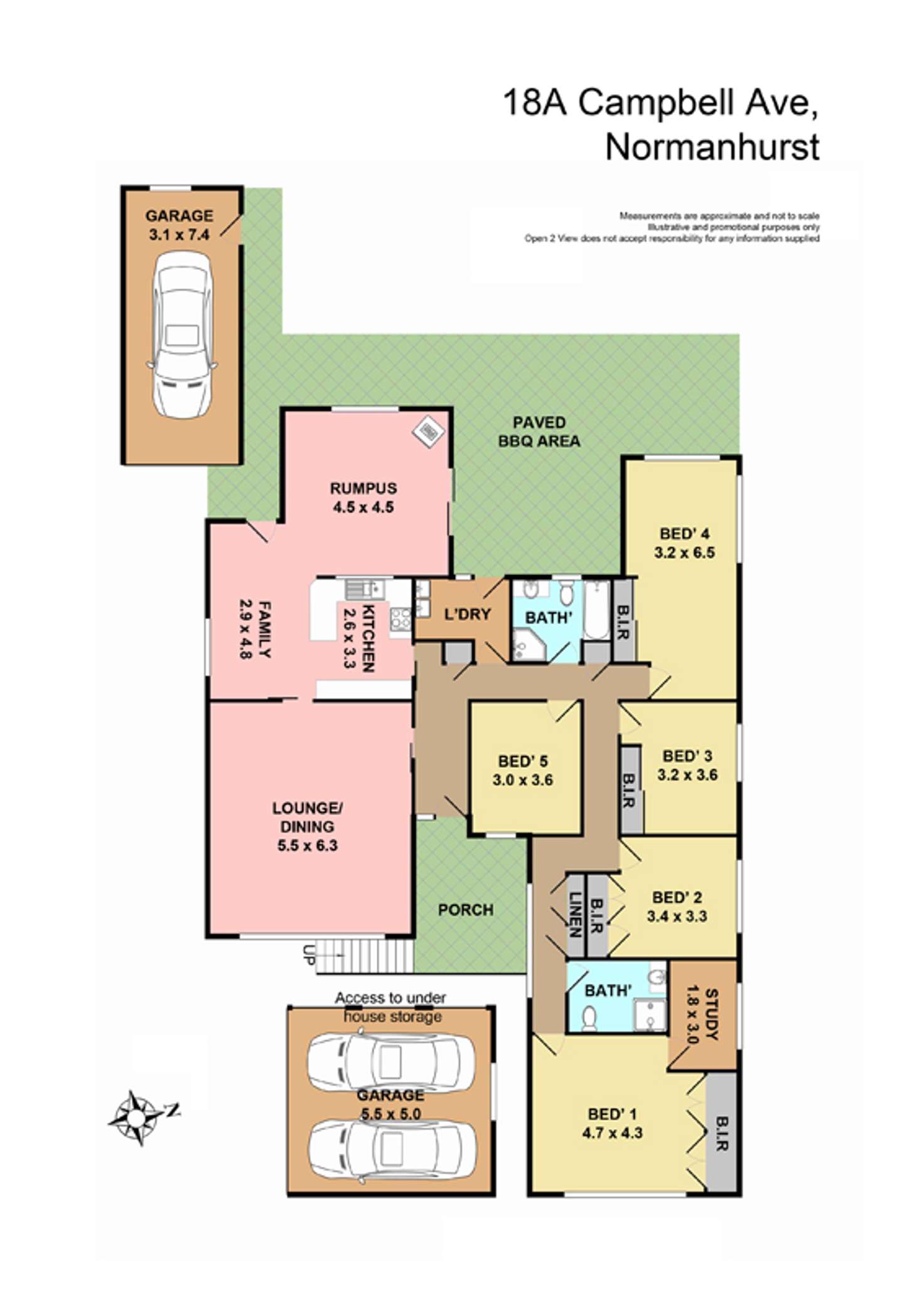 Floorplan of Homely house listing, 18A Campbell Avenue, Normanhurst NSW 2076