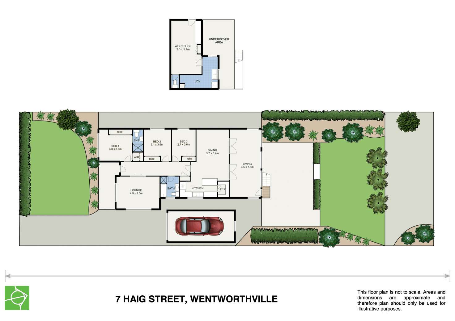 Floorplan of Homely house listing, 7 Haig St, Wentworthville NSW 2145