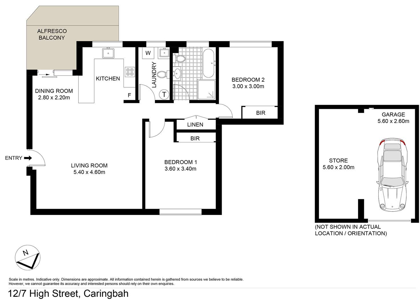 Floorplan of Homely apartment listing, 12/7-9 High Street, Caringbah NSW 2229