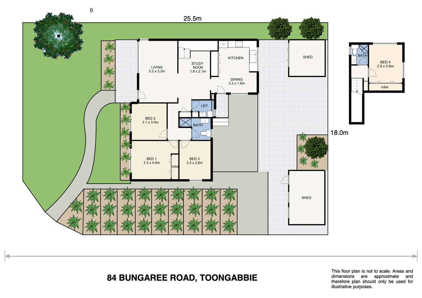 Floorplan of Homely house listing, 84 Bungaree Rd, Toongabbie NSW 2146
