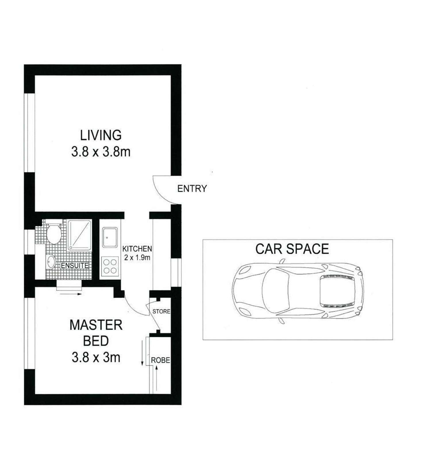 Floorplan of Homely apartment listing, 21/167 Willoughby Road, Naremburn NSW 2065