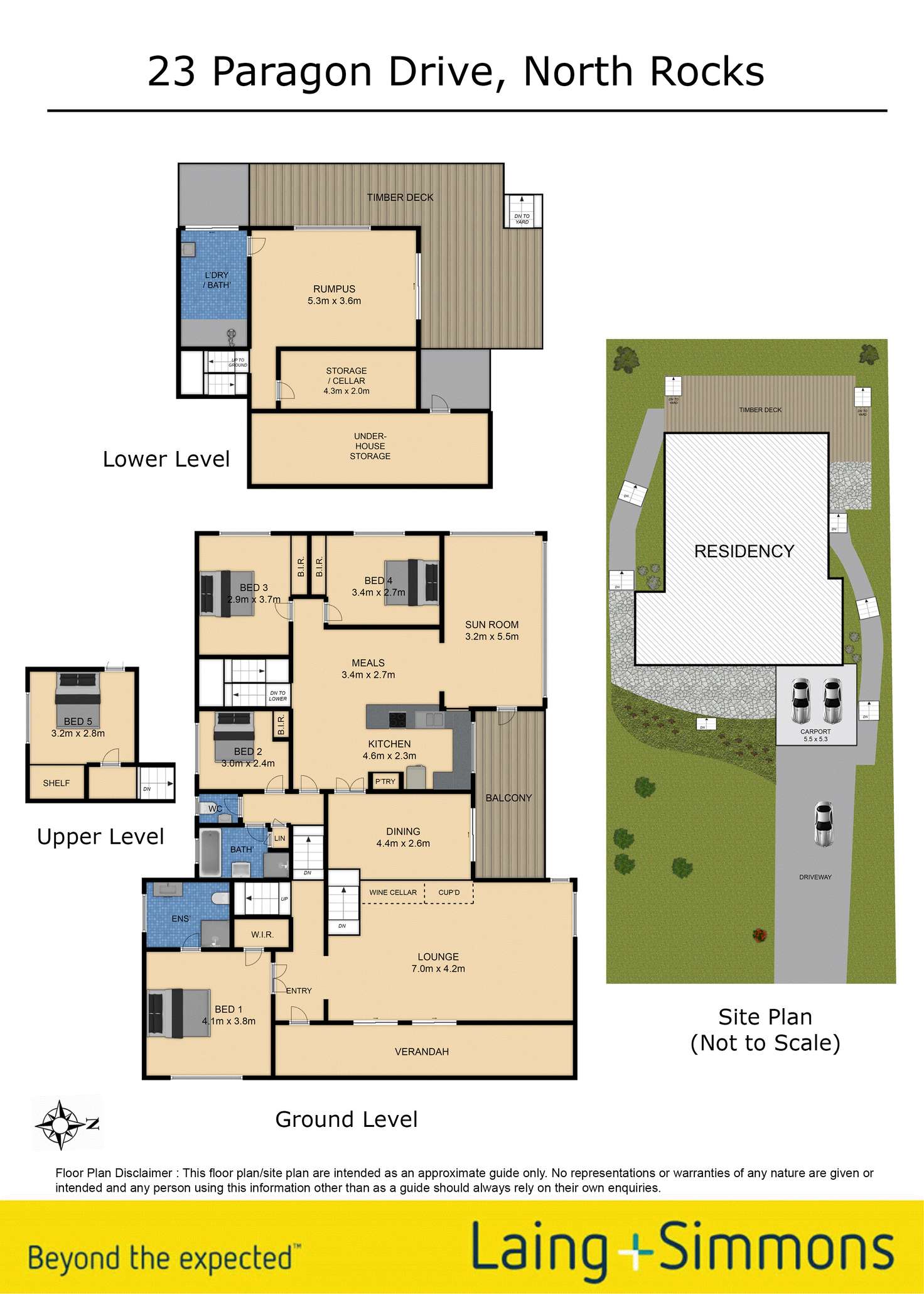 Floorplan of Homely house listing, 23 Paragon Drive, North Rocks NSW 2151