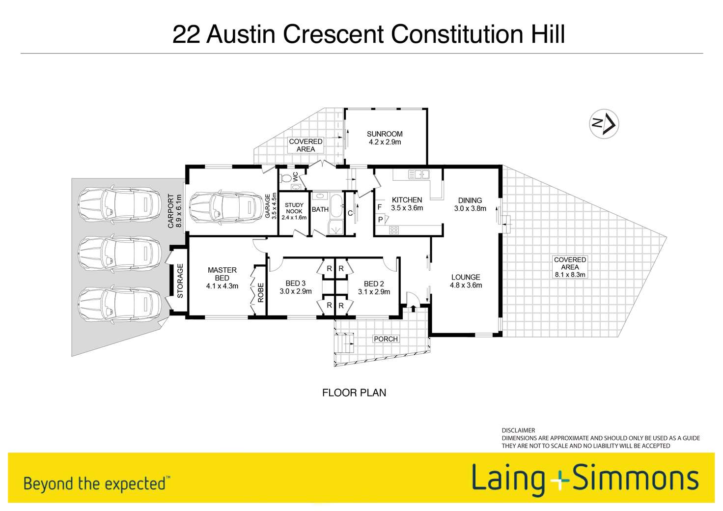 Floorplan of Homely house listing, 22 Austin Crescent, Constitution Hill NSW 2145