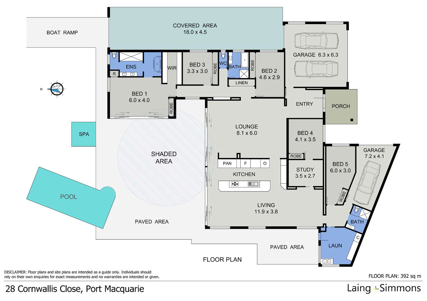 Floorplan of Homely house listing, 28 Cornwallis Close, Port Macquarie NSW 2444