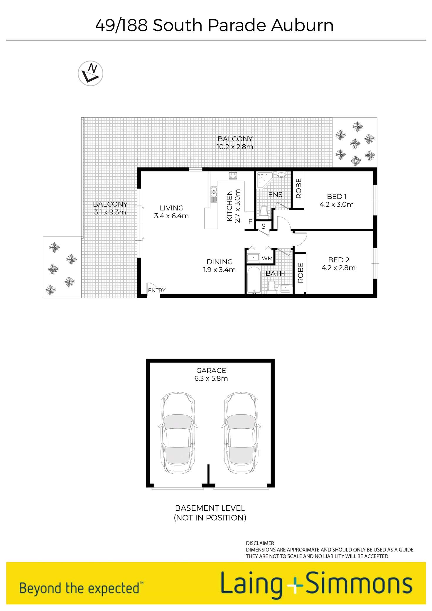 Floorplan of Homely unit listing, 49/180-188 South Parade, Auburn NSW 2144