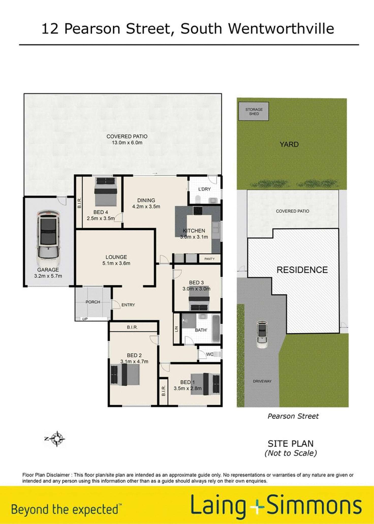 Floorplan of Homely house listing, 12 Pearson Street, South Wentworthville NSW 2145