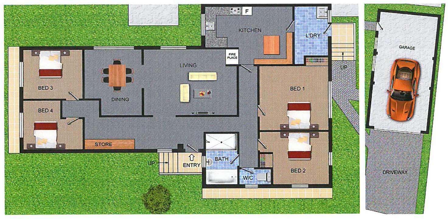 Floorplan of Homely house listing, 37 Tallara Parkway, Narrabundah ACT 2604